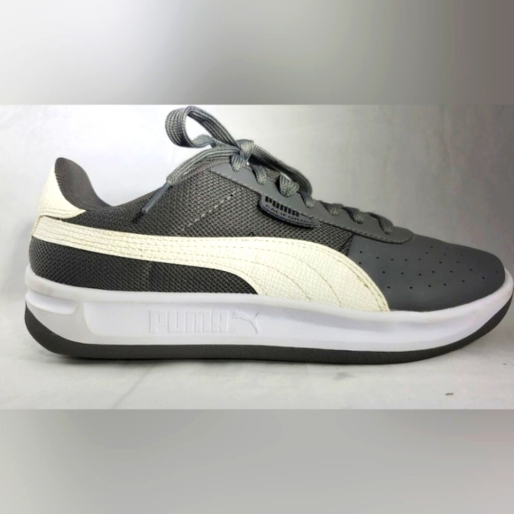 Puma California 358243 03 Gray Casual Shoes Sneakers Women's Size 9.5